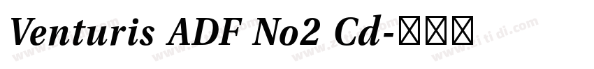 Venturis ADF No2 Cd字体转换 Venturis ADF No2 Cd字体转换